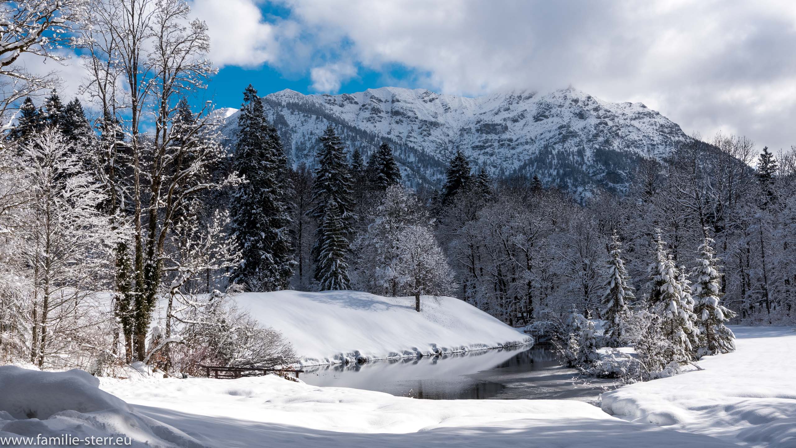 Schloss Linderhof im Winter