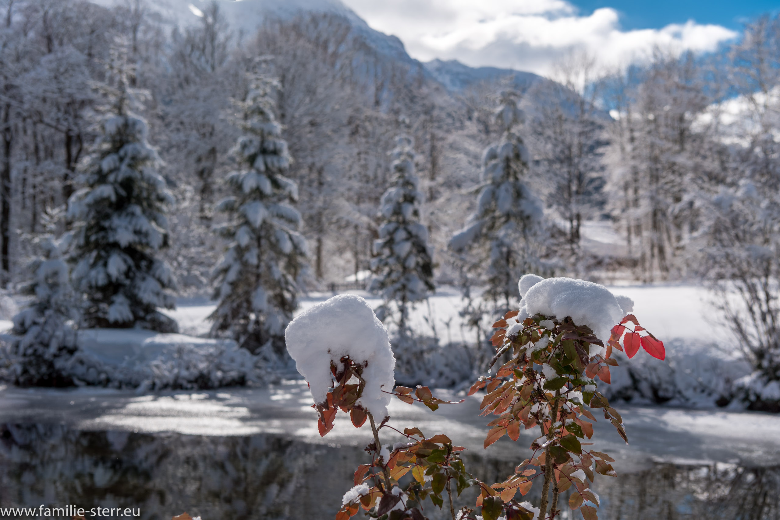 Schloss Linderhof im Winter 3