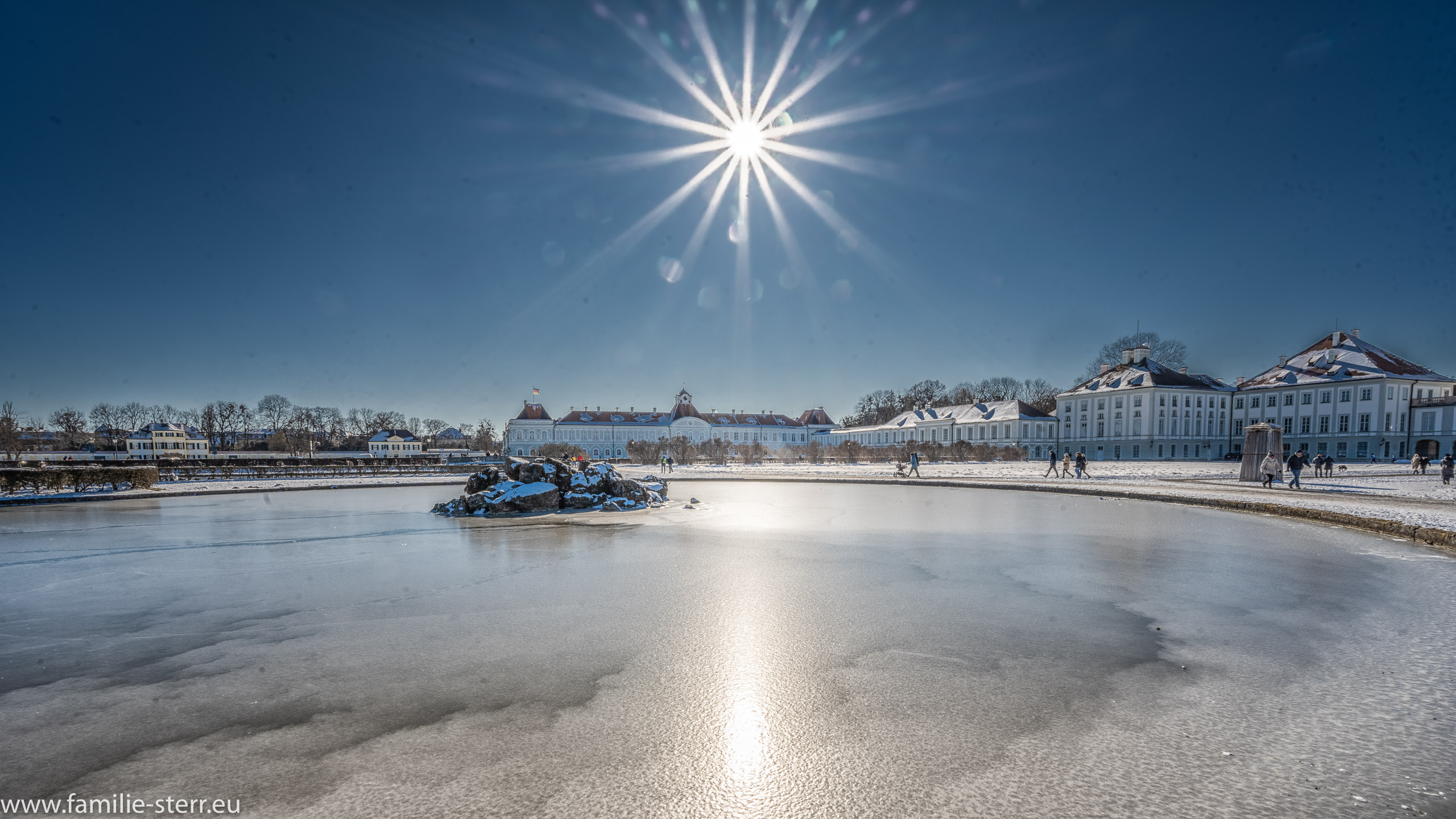 Schloss Nymphenburg im Winter