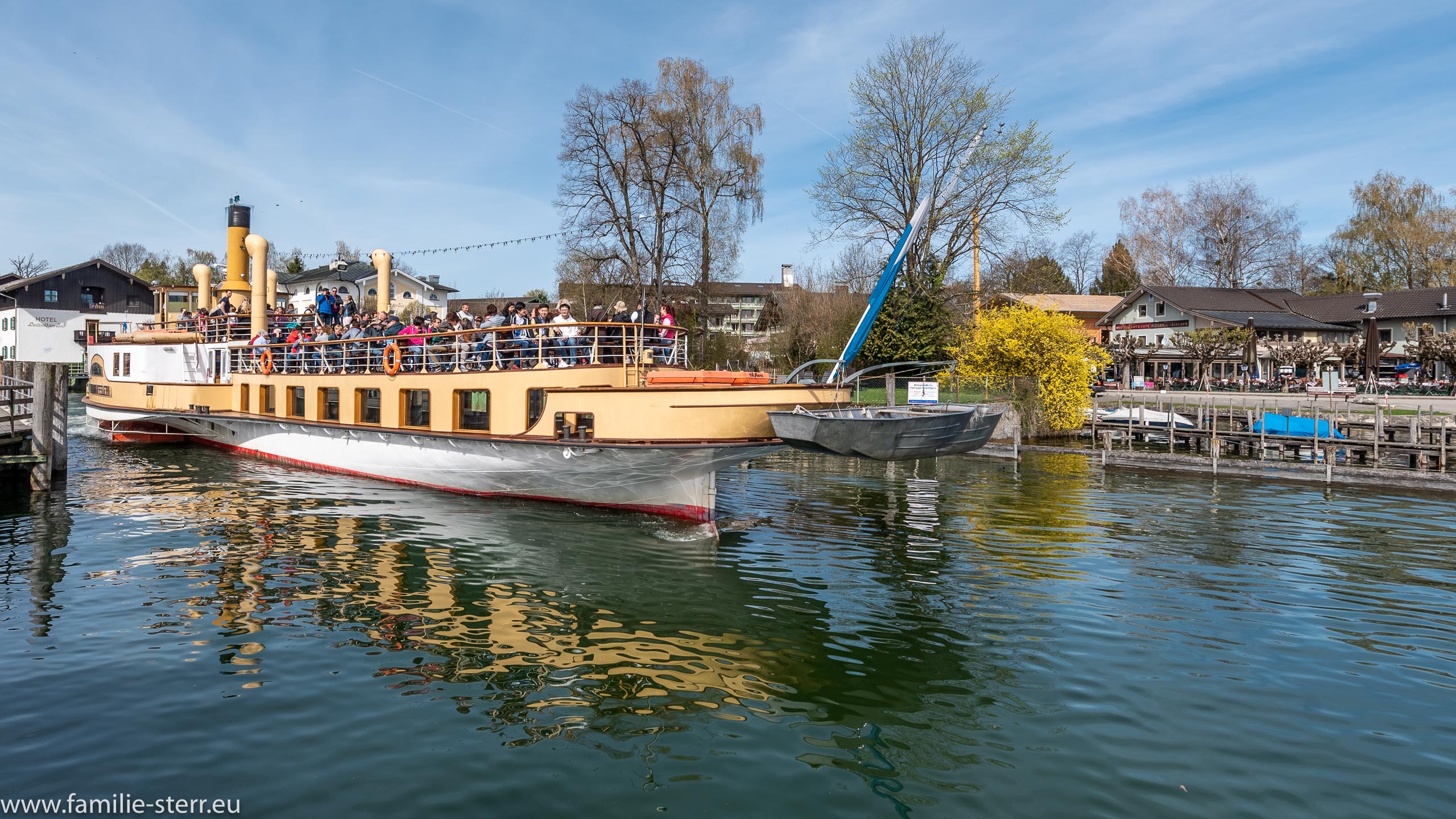 Hafen Prien Stock