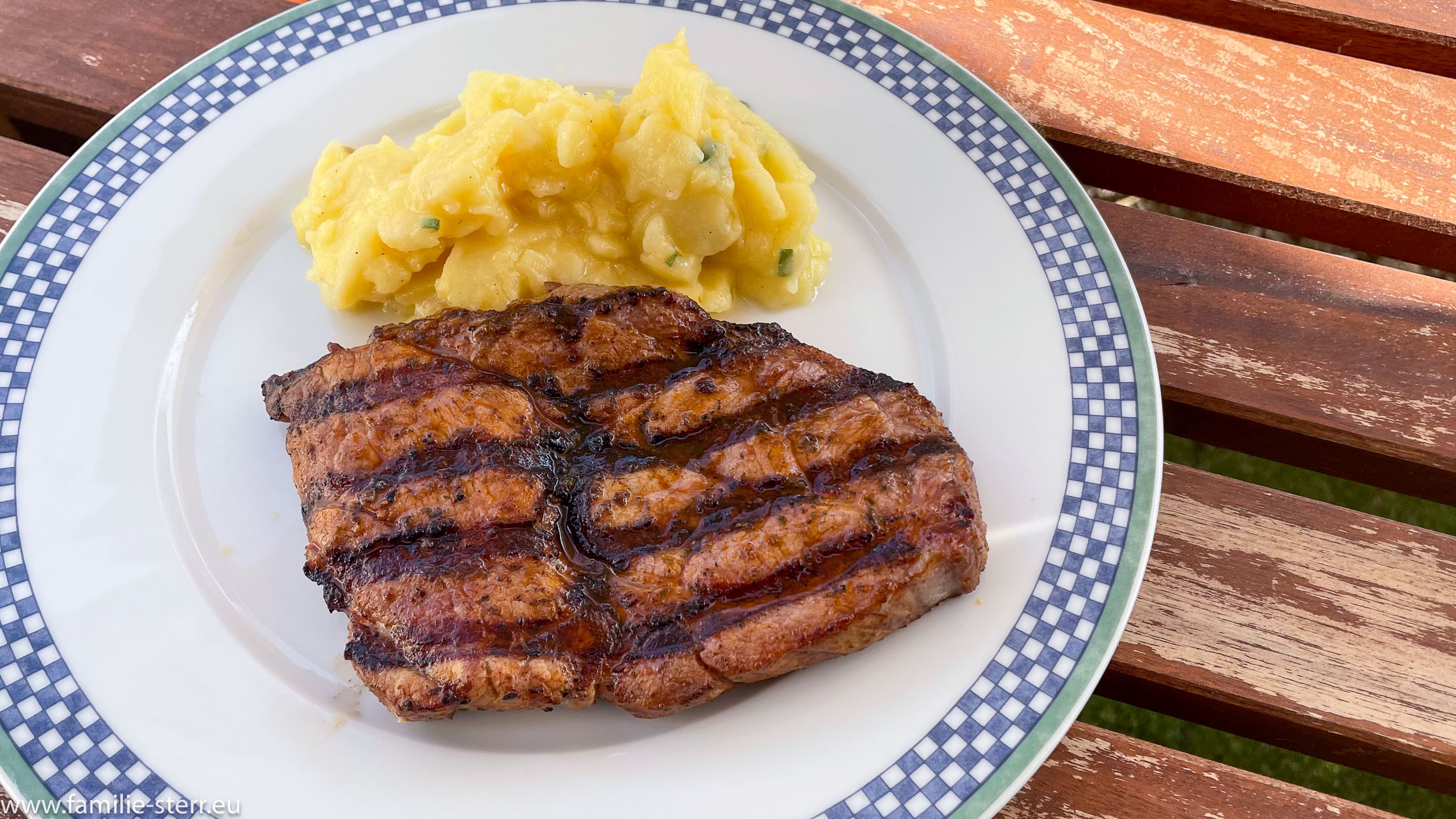 Halsgrat vom Grill