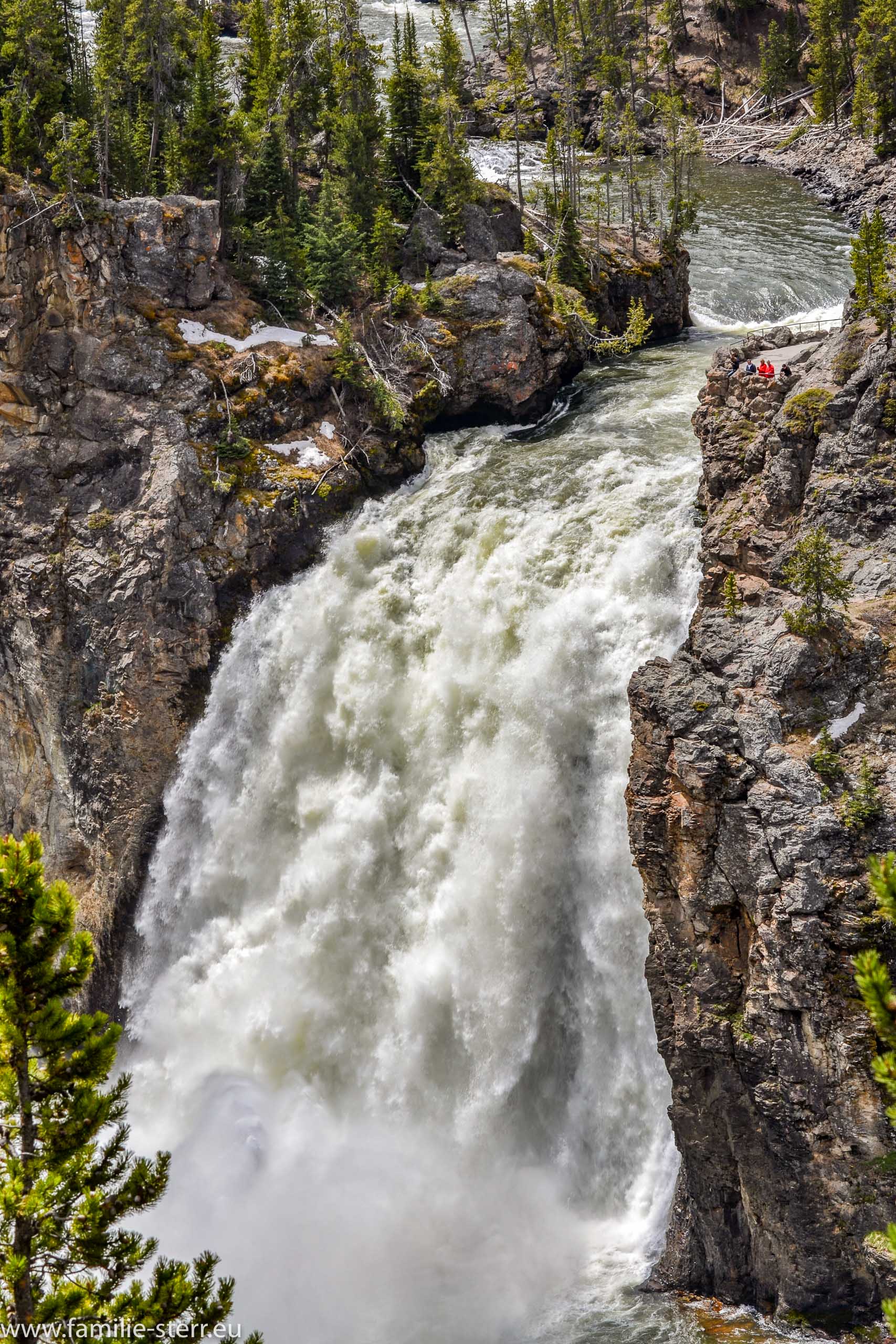 Wasserfall im Yellowstone National Park