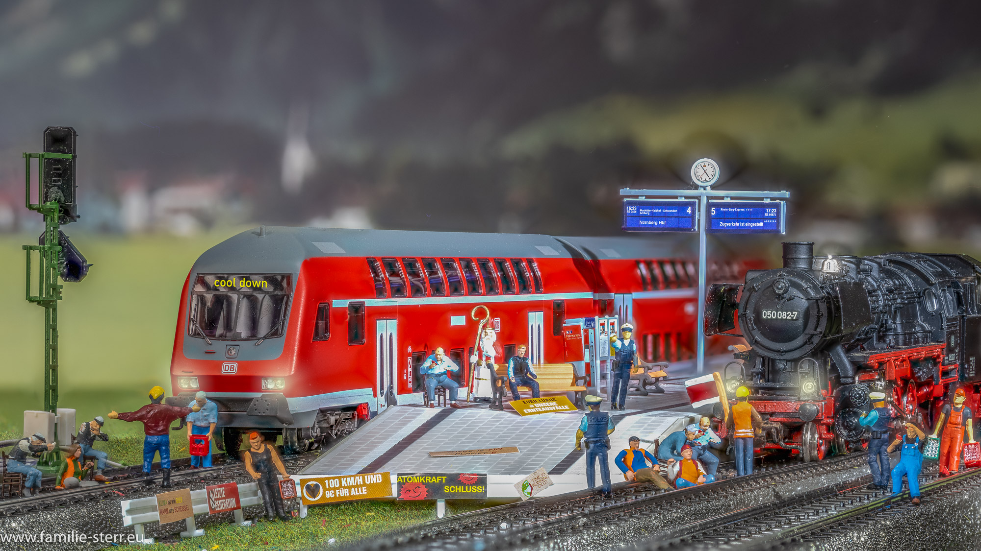 Störungen bei der Bahn