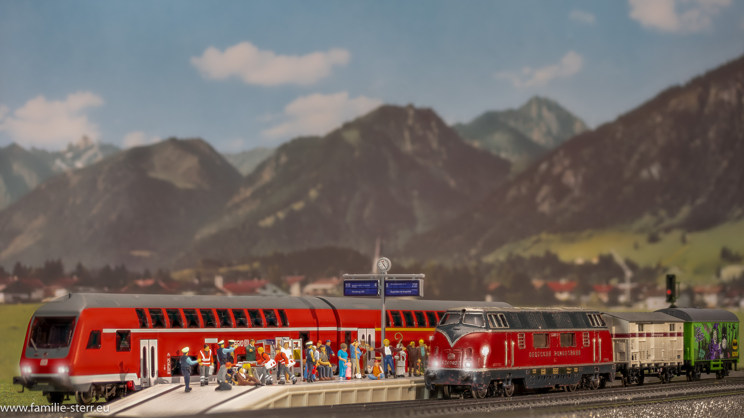 Störungen im Bahnverkehr