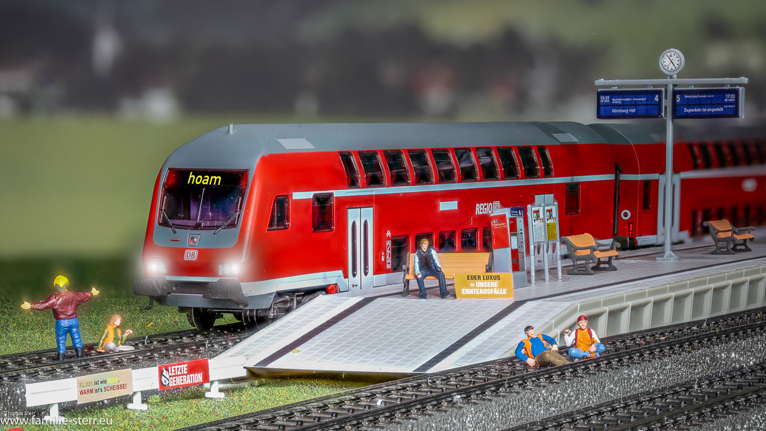 Störungen bei der Bahn