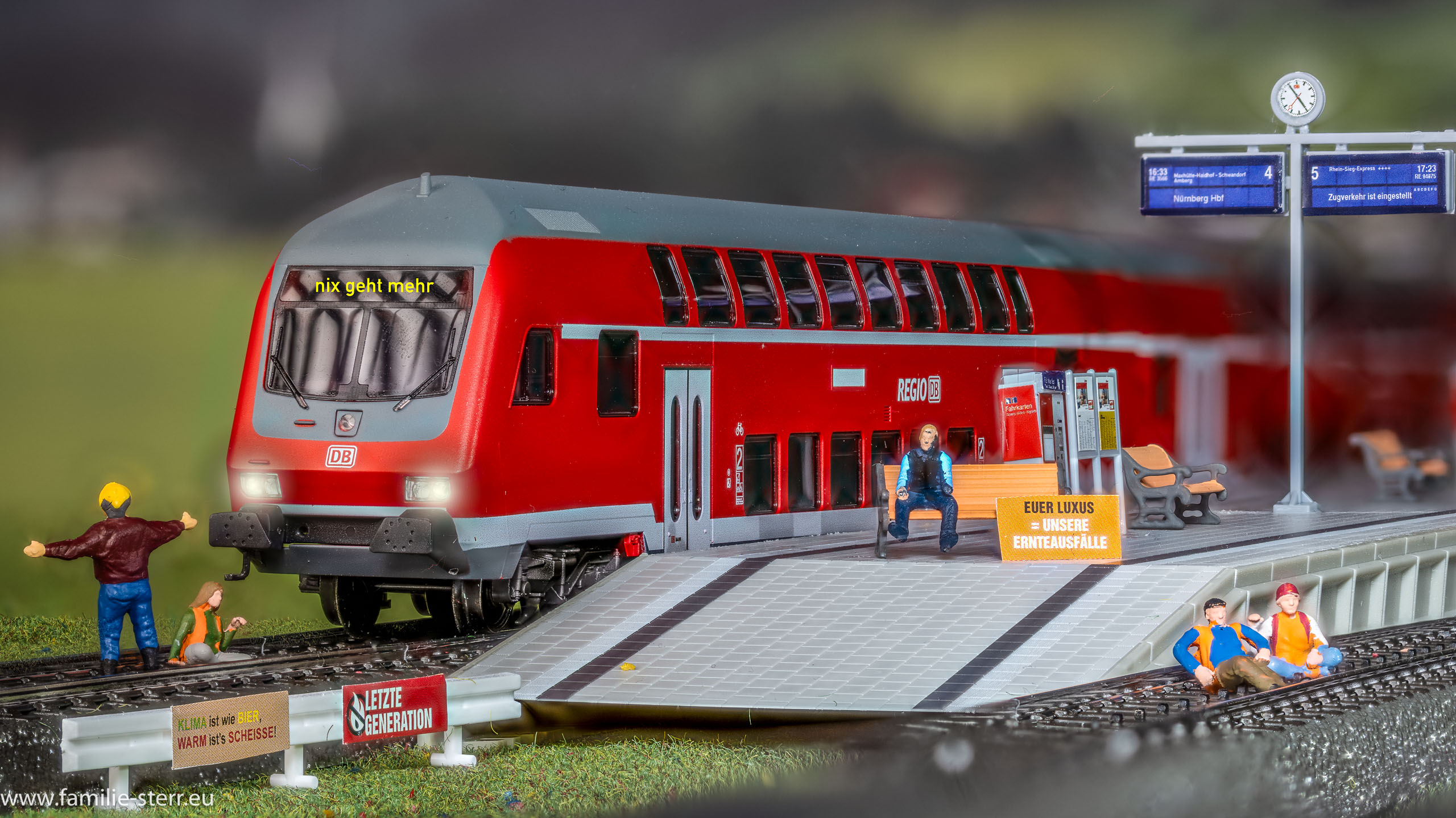 Störungen bei der Bahn