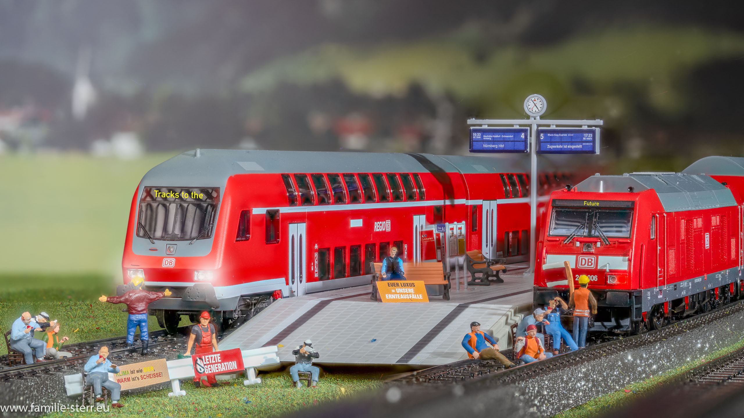 Störungen bei der Bahn