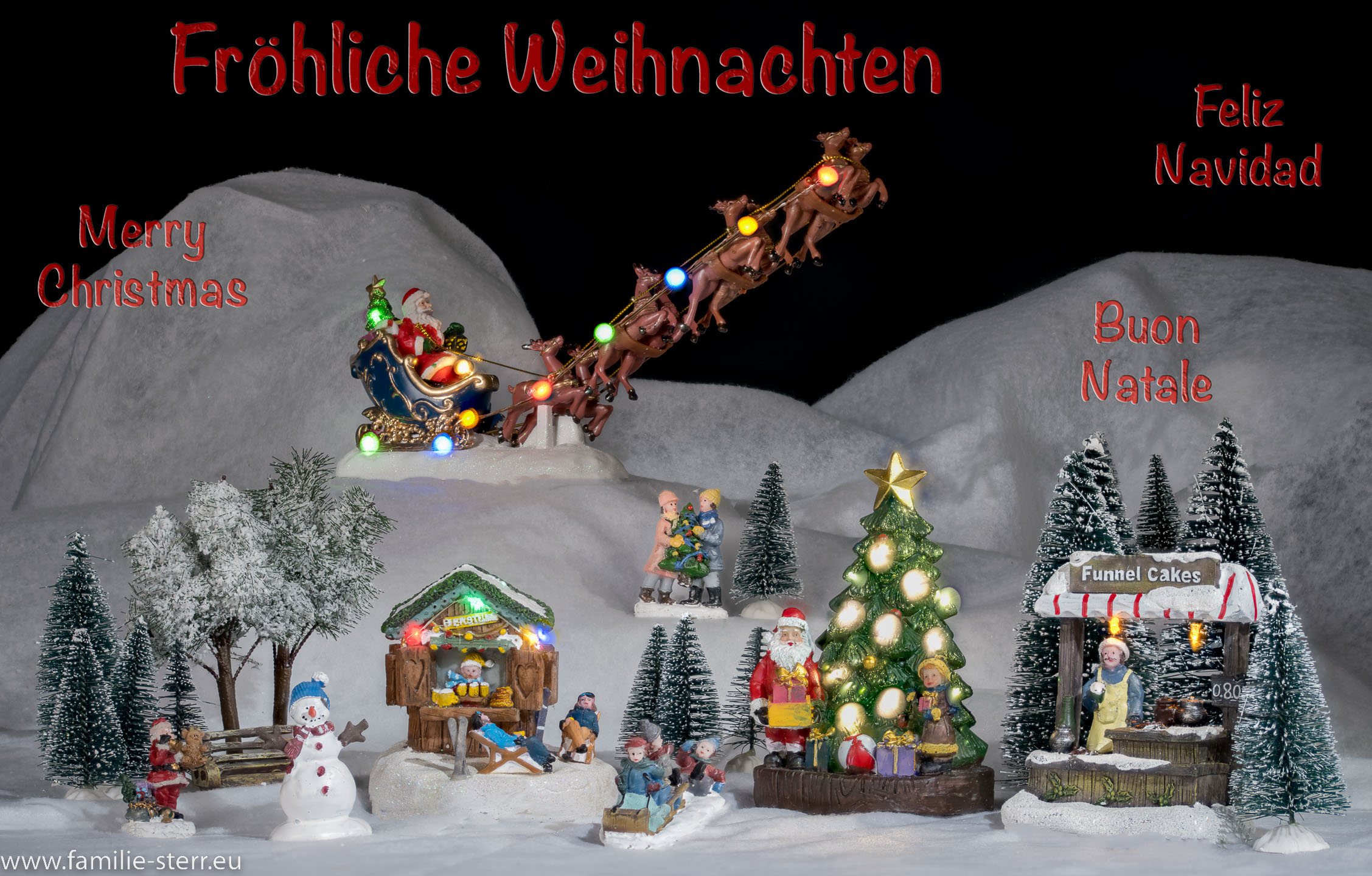Weihnachtsdorf Karten 2022 5