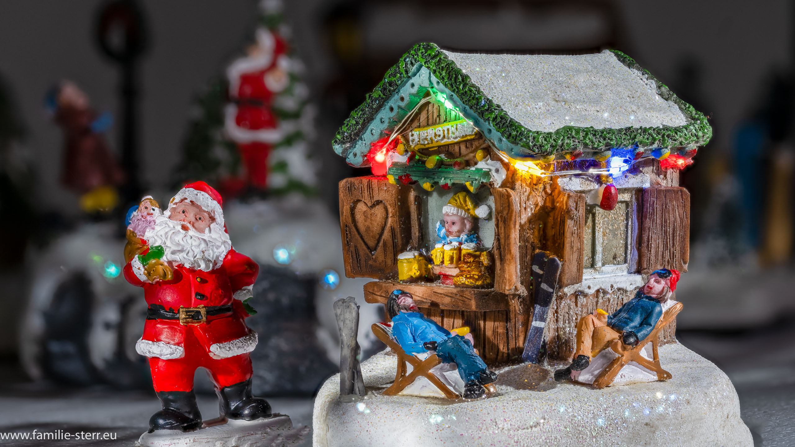 Chillen im Weihnachtsdorf